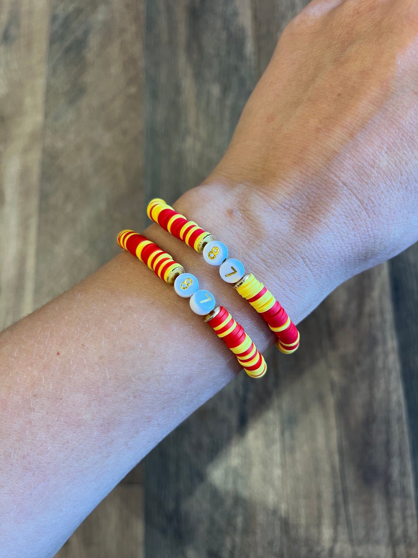 Carly Rae Designs Kansas Bracelets- Chiefs/KU/KSU