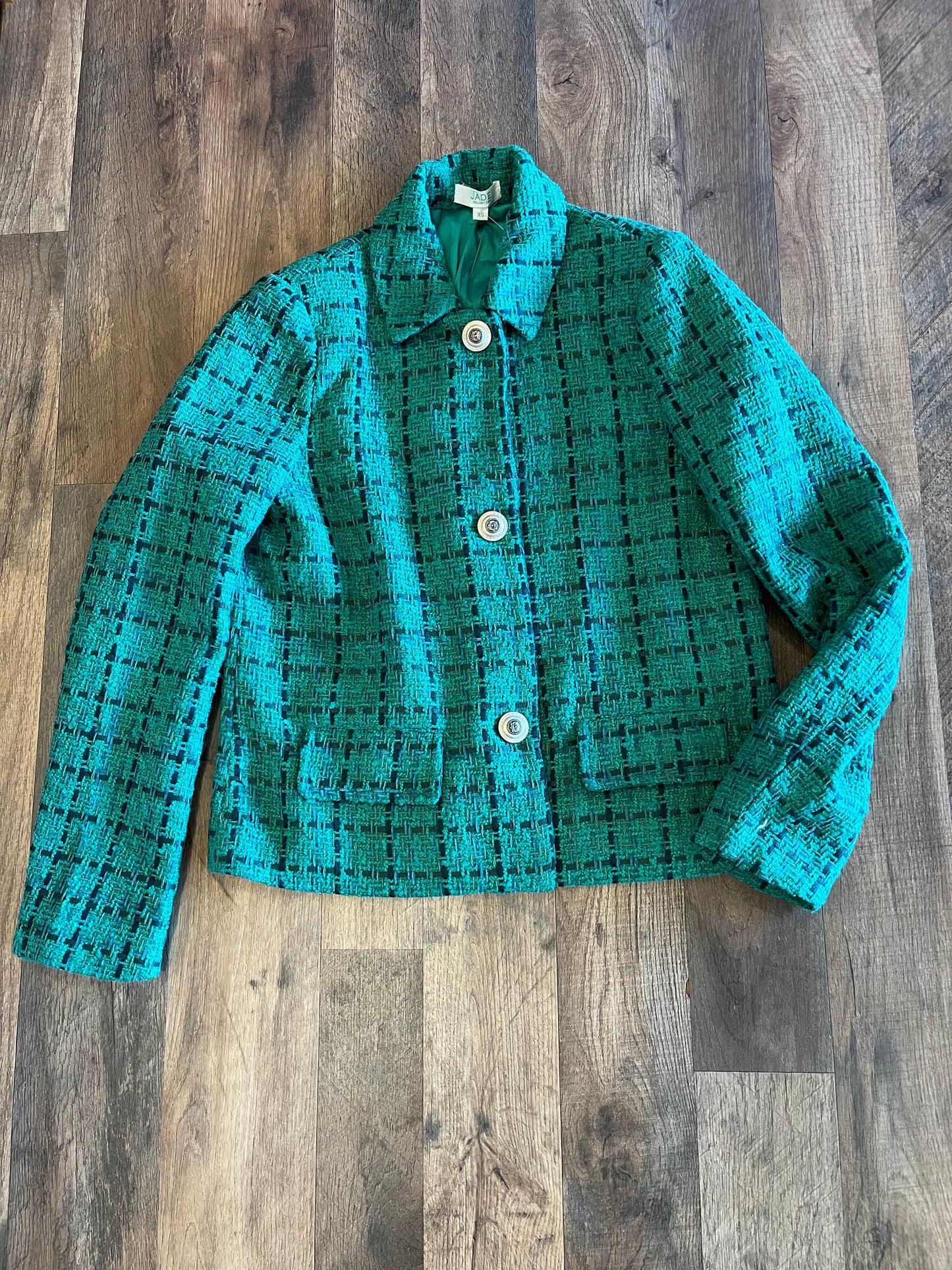 Jade Tweed Jacket