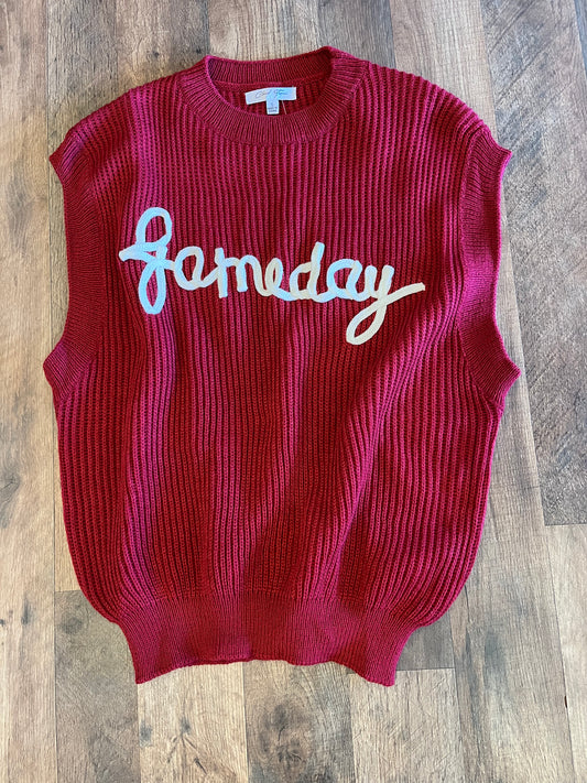 Cloud Ten Gameday Embroidered Sweater Vest