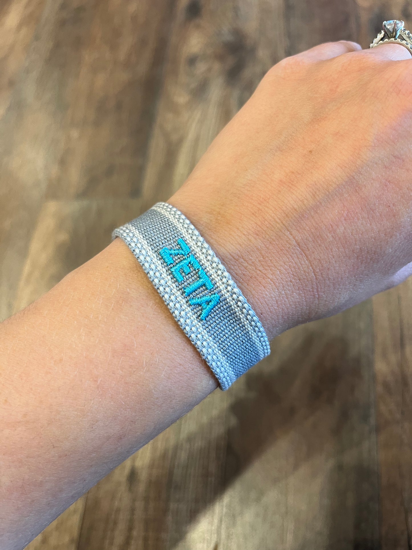 Sweet Caroline Sorority Embroidered Bracelet