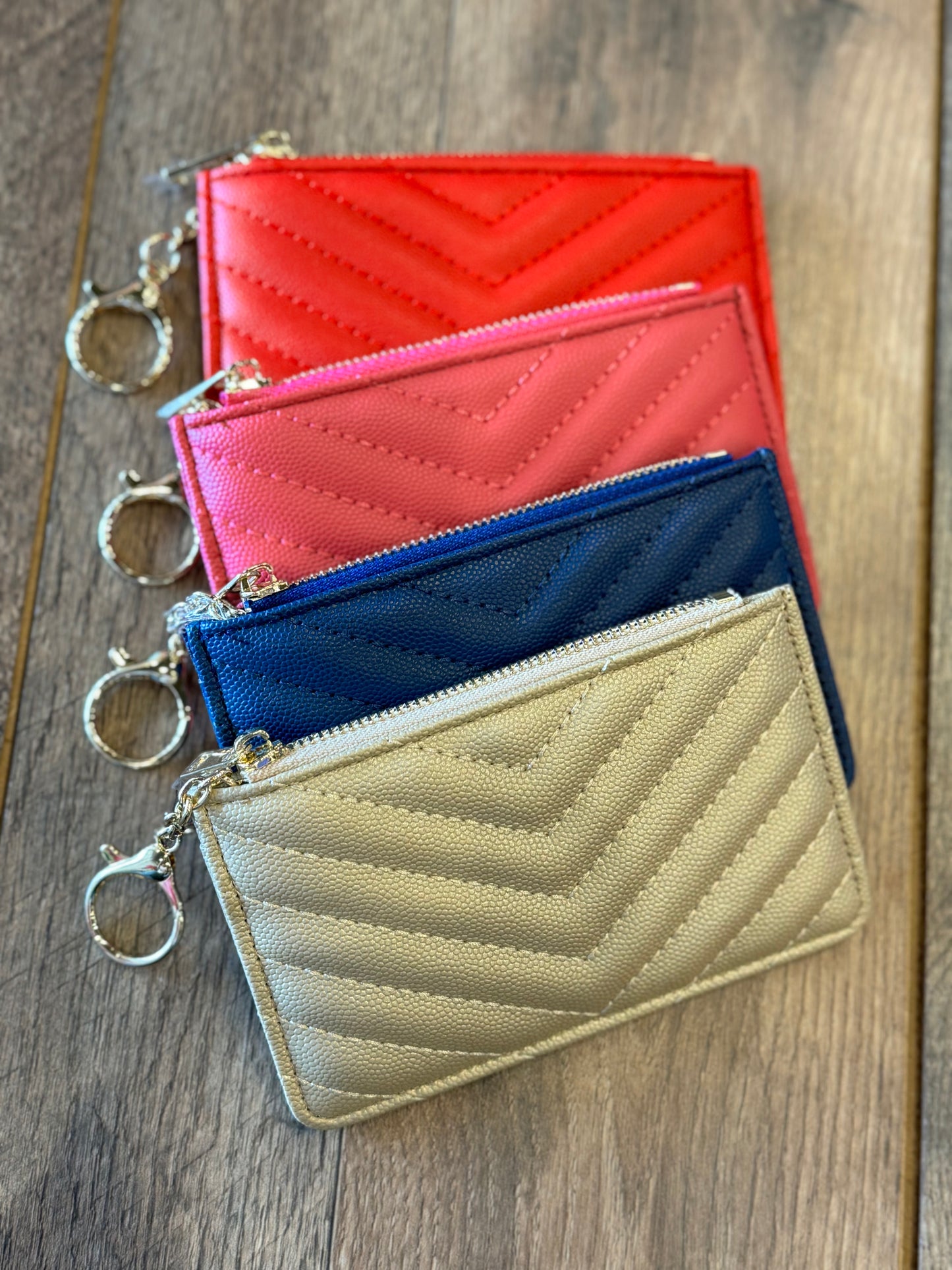 BC Bags Woven Wallet Keychain