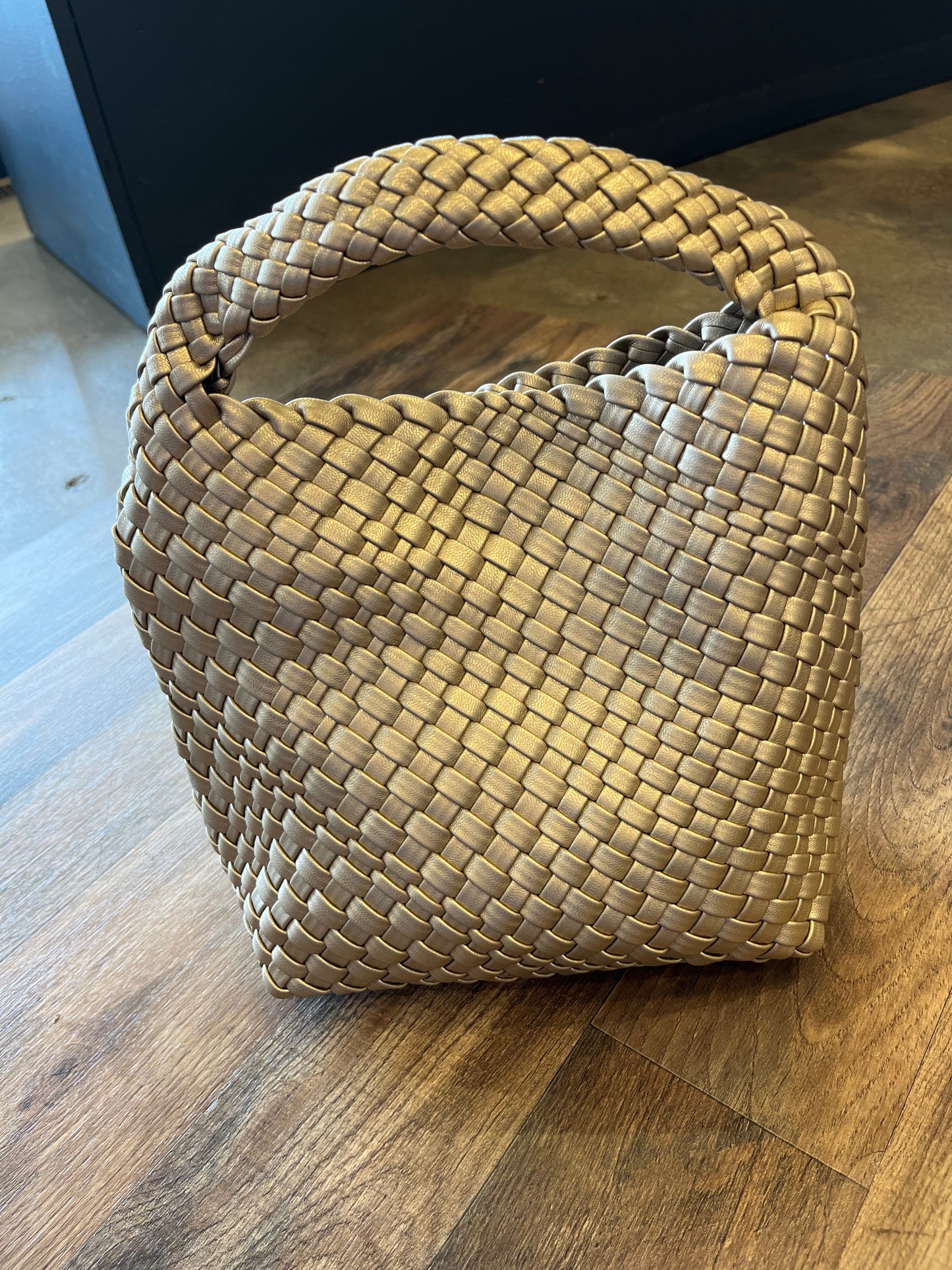 BC Bags Small Woven Handbag