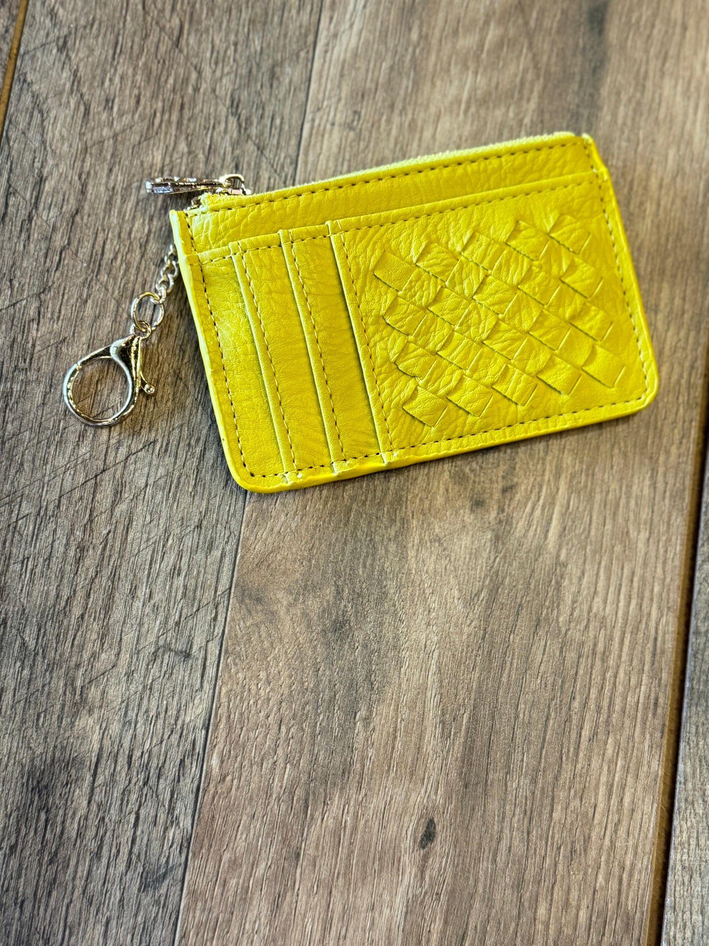 BC Bags Quilted Wallet Keychain