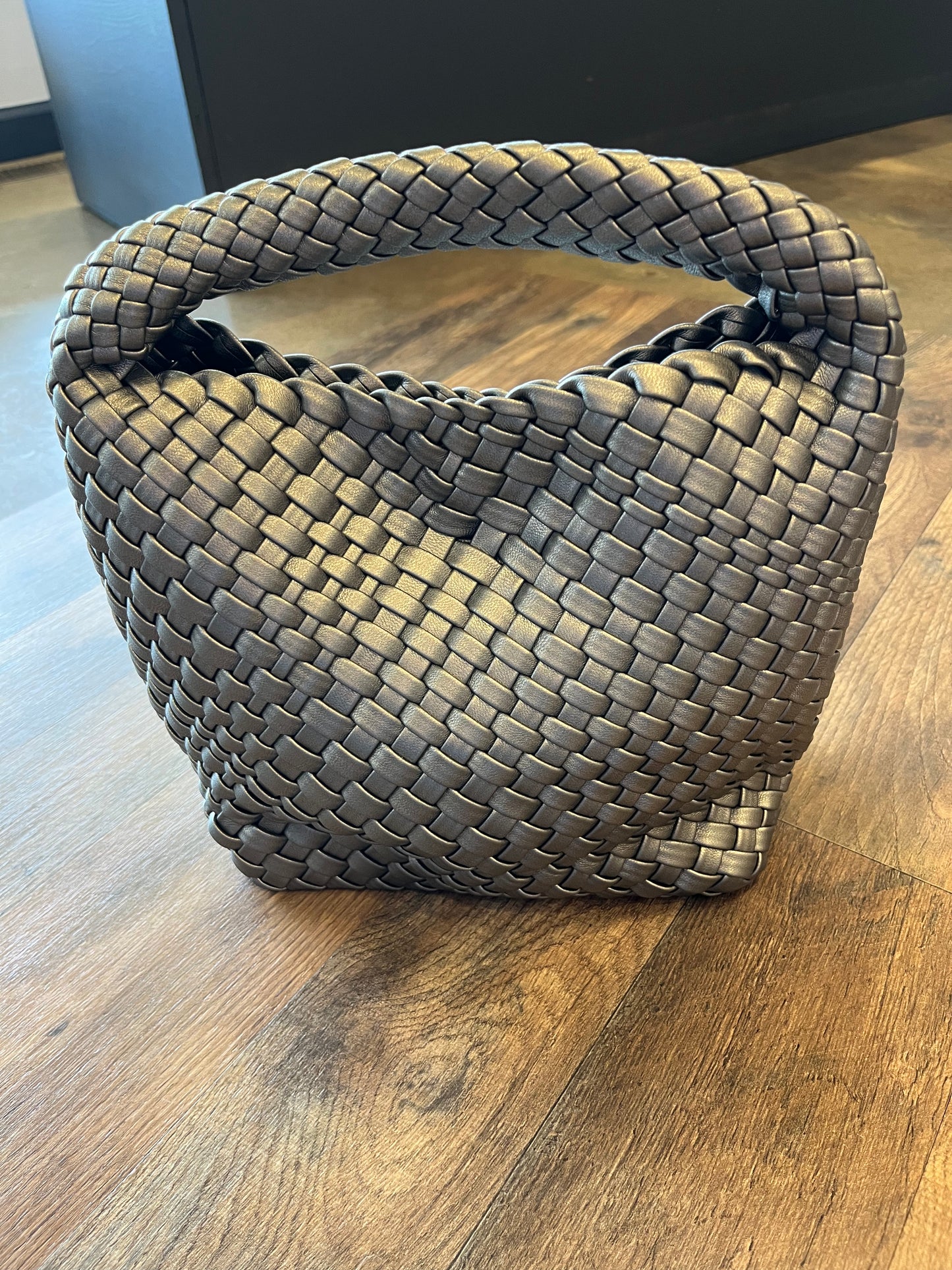 BC Bags Small Woven Handbag