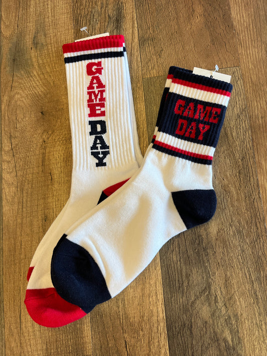 Queens Designs Game Day Socks