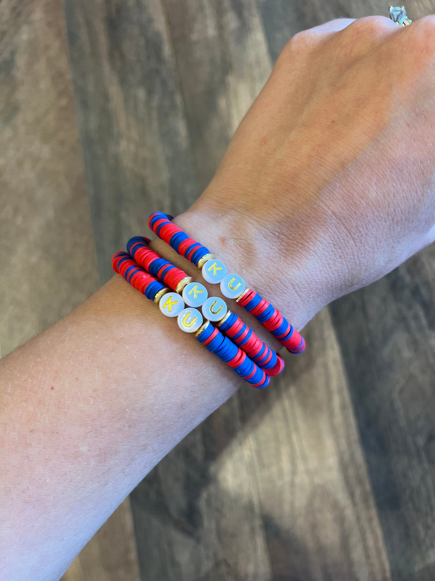 Carly Rae Designs Kansas Bracelets- Chiefs/KU/KSU