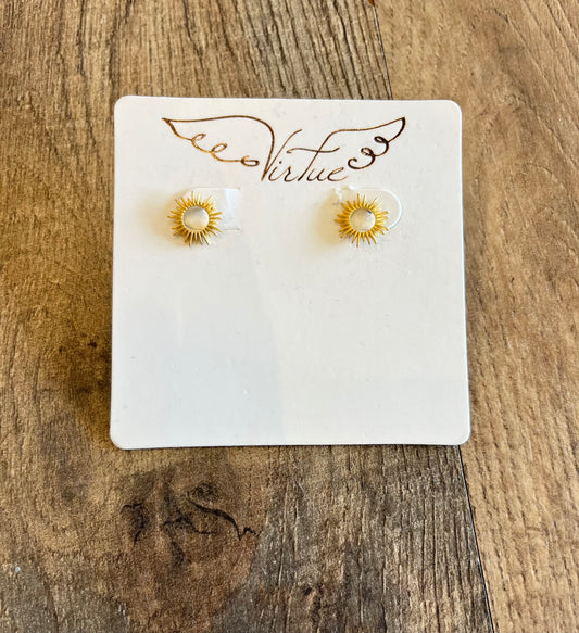 Virtue Starburst Stud Earrings