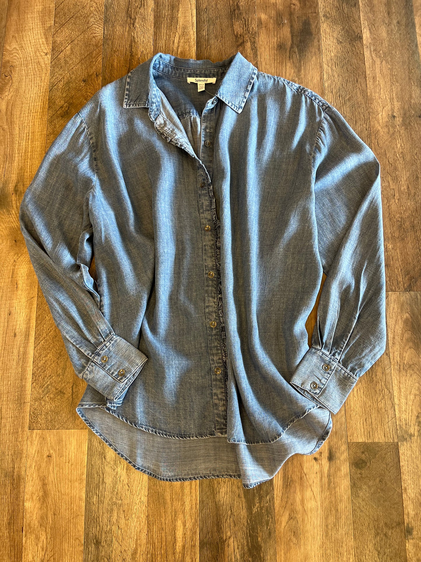 Splendid Lia Indigo Button Down