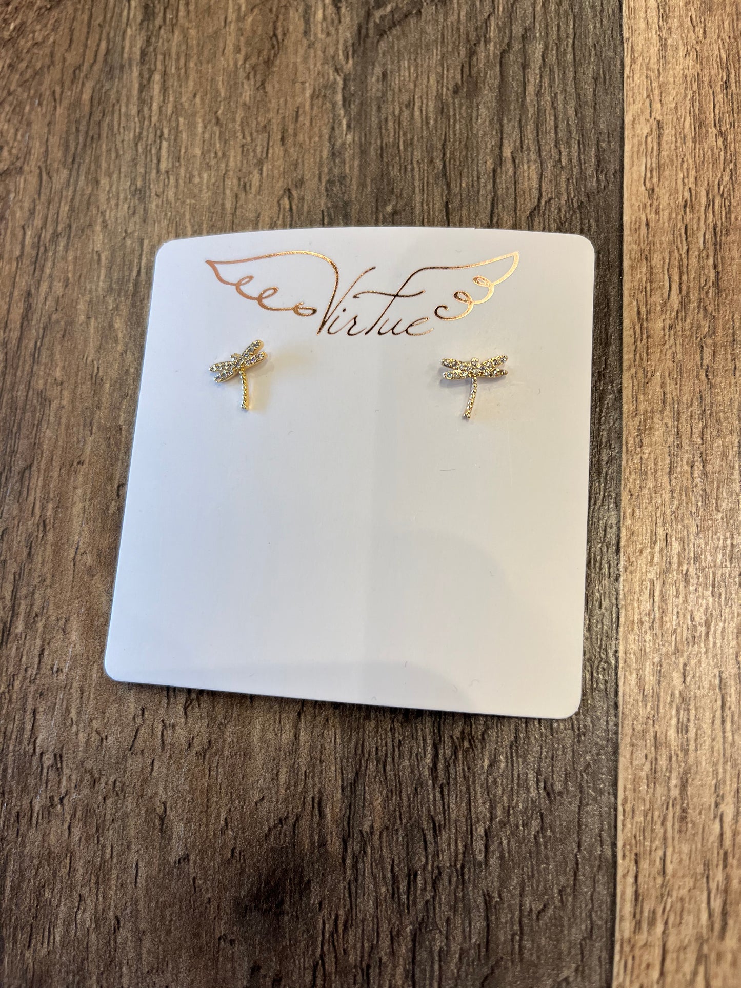 Virtue 3197 Dragonfly Pave Stud