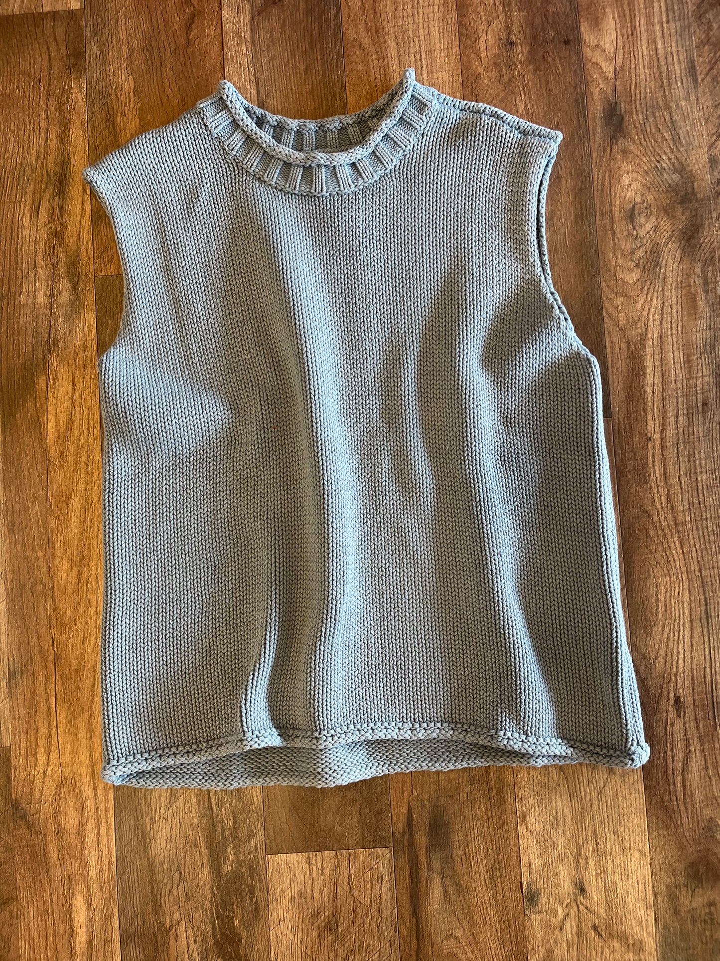 Dylan Faded Denim Hudson Sweater