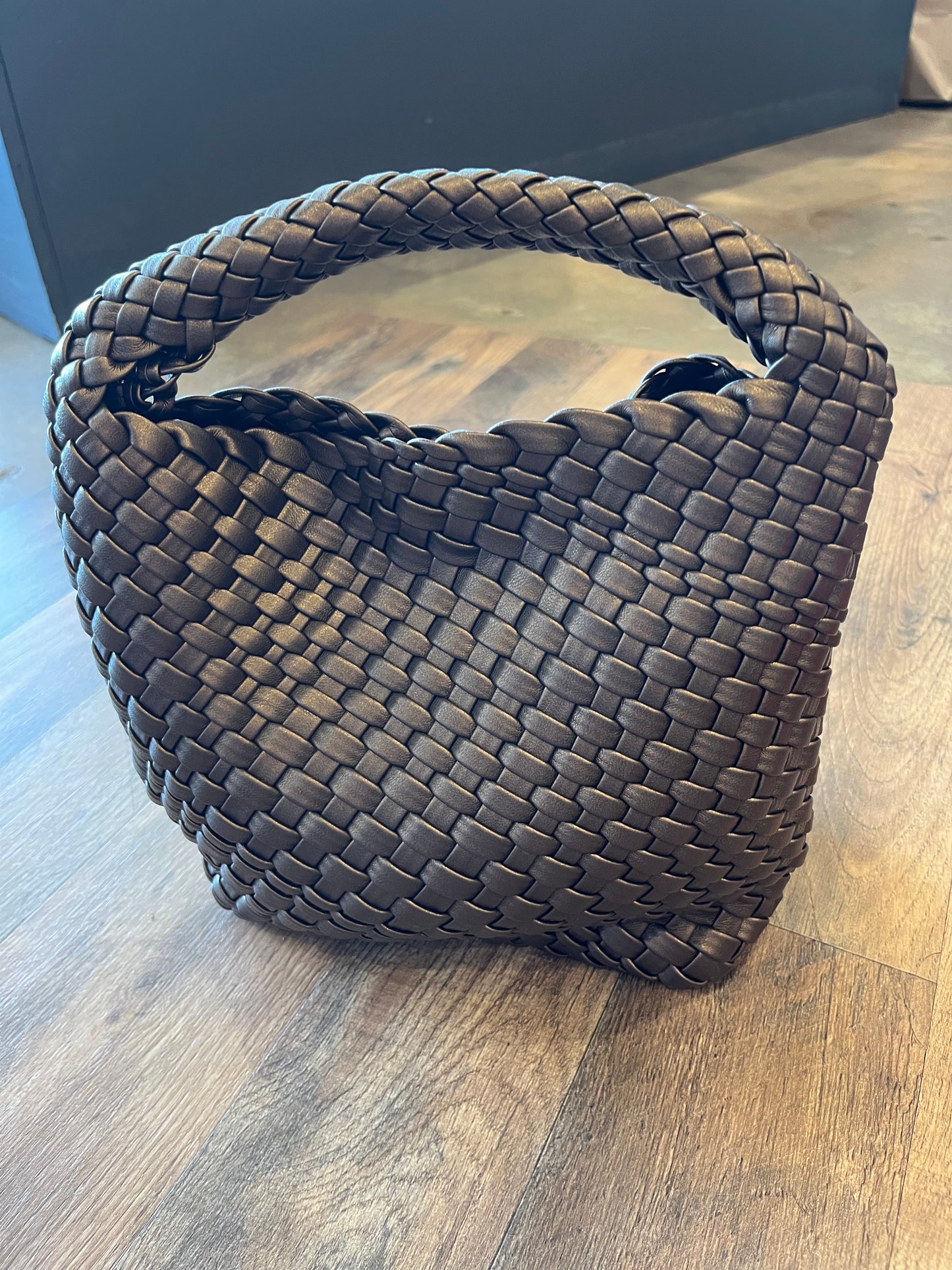 BC Bags Small Woven Handbag