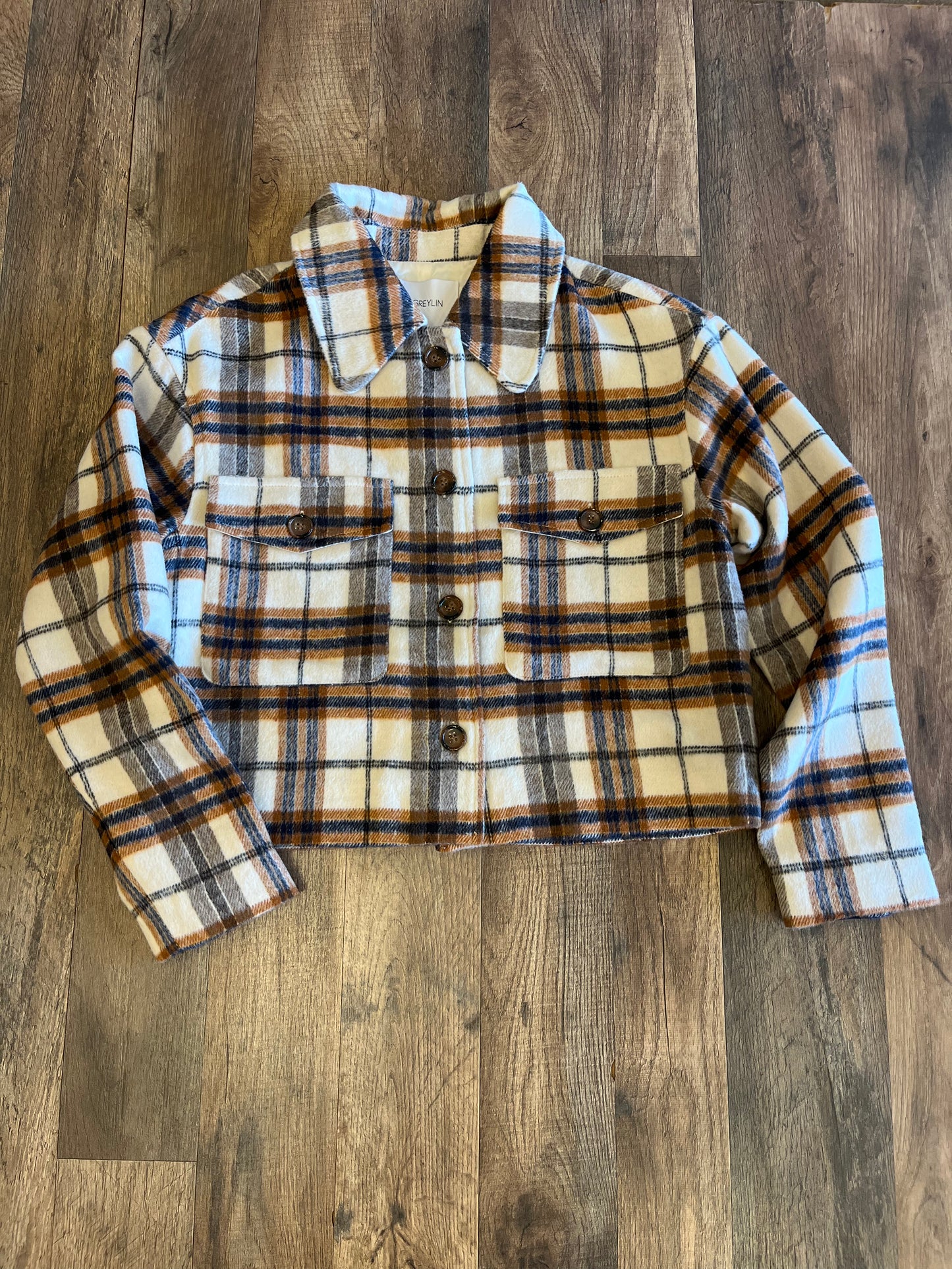 Greylin Roula Plaid Short Shacket