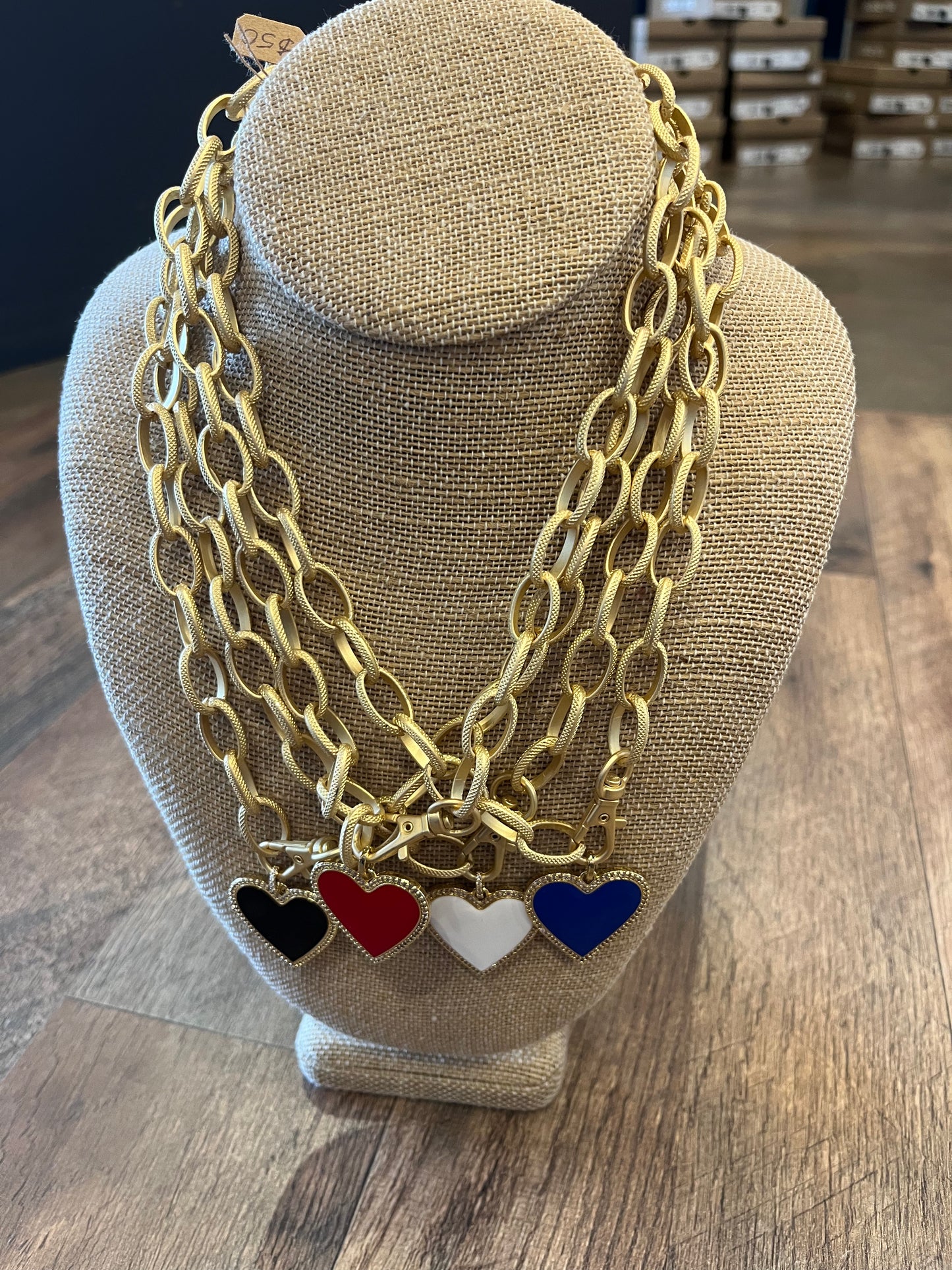 Virtue 8420H Etched Chain w/ Heart