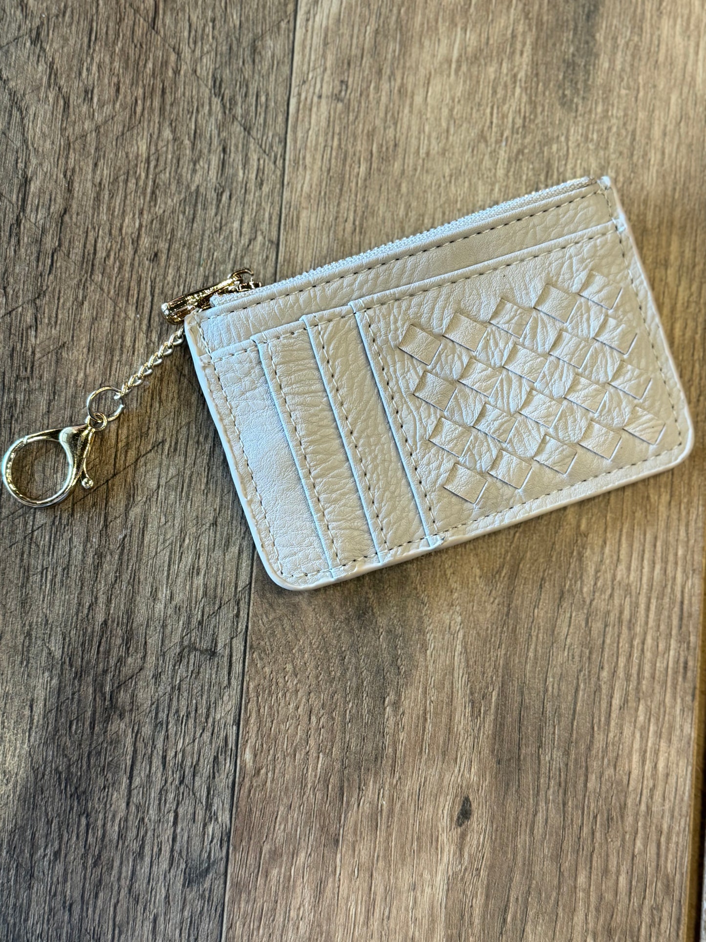 BC Bags Quilted Wallet Keychain