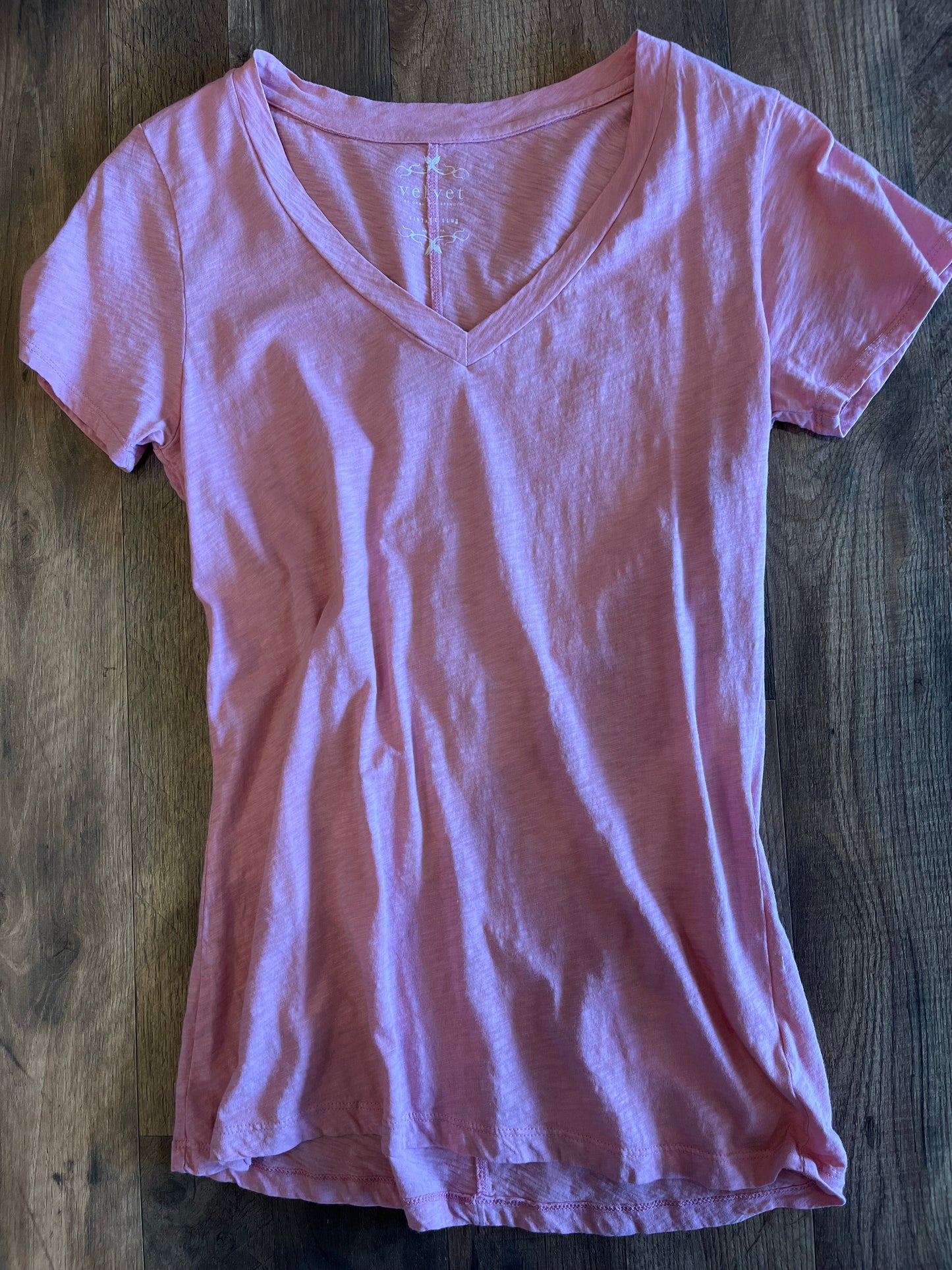 Velvet Short Sleeve Top