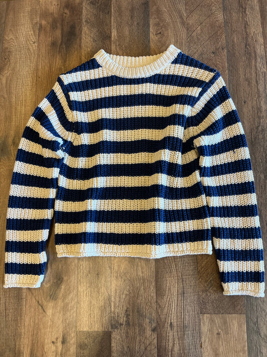 Velvet Striped Sweater